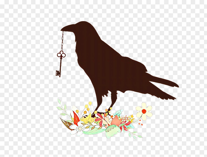 Songbird Crowlike Bird Beak Crow Perching Raven PNG