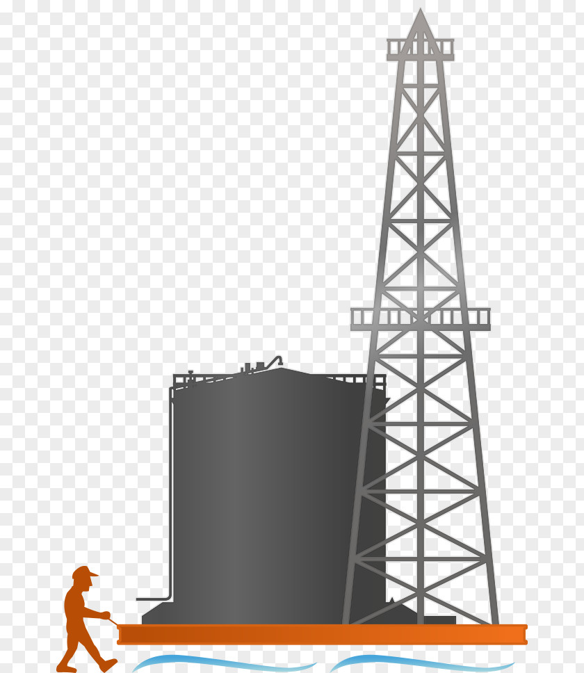 Oil Material Air Caster Petroleum Industry Platform PNG