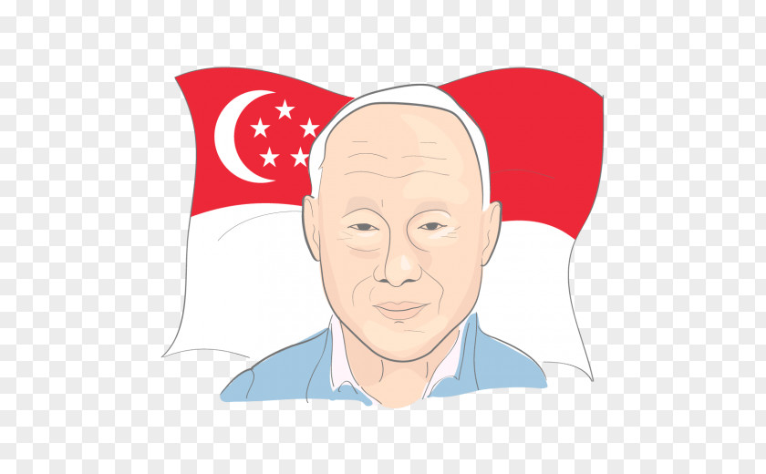 Strong And Handsome Singapore Cartoon State Funeral Clip Art PNG