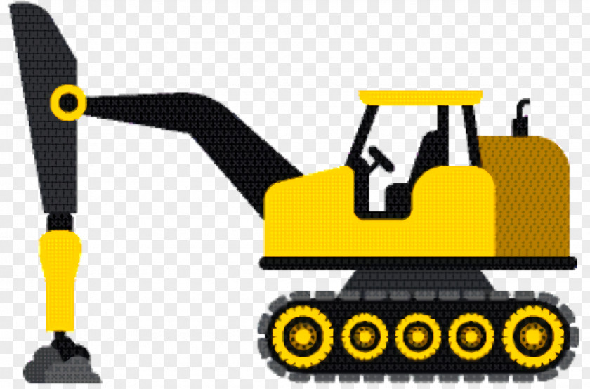 Construction Equipment Electric Motor Heavy Machinery Line PNG