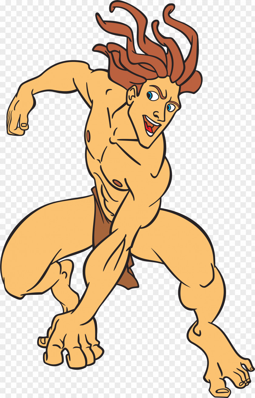 Muscle Tarzan Animation Clip Art PNG