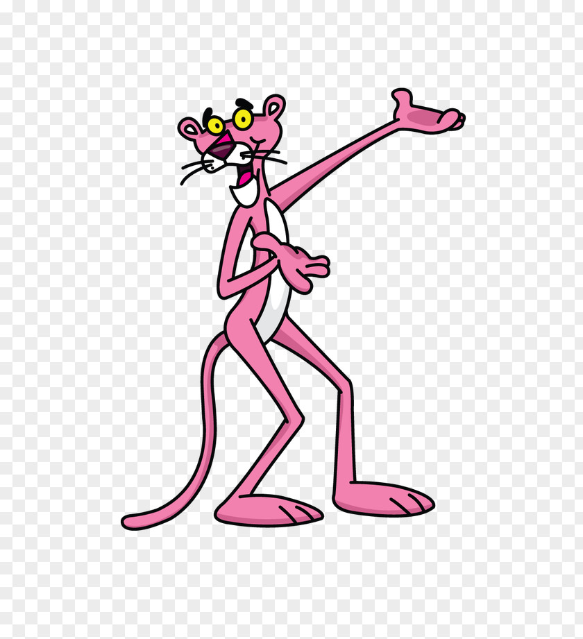 Painting The Pink Panther Drawing Sketch PNG