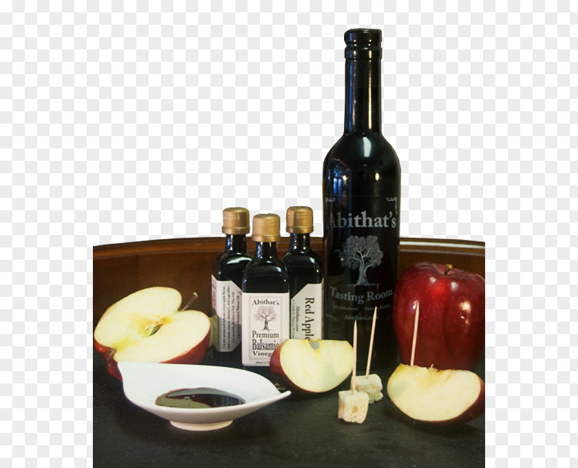 Red Apple Liqueur Glass Bottle Dessert Wine Mulled PNG