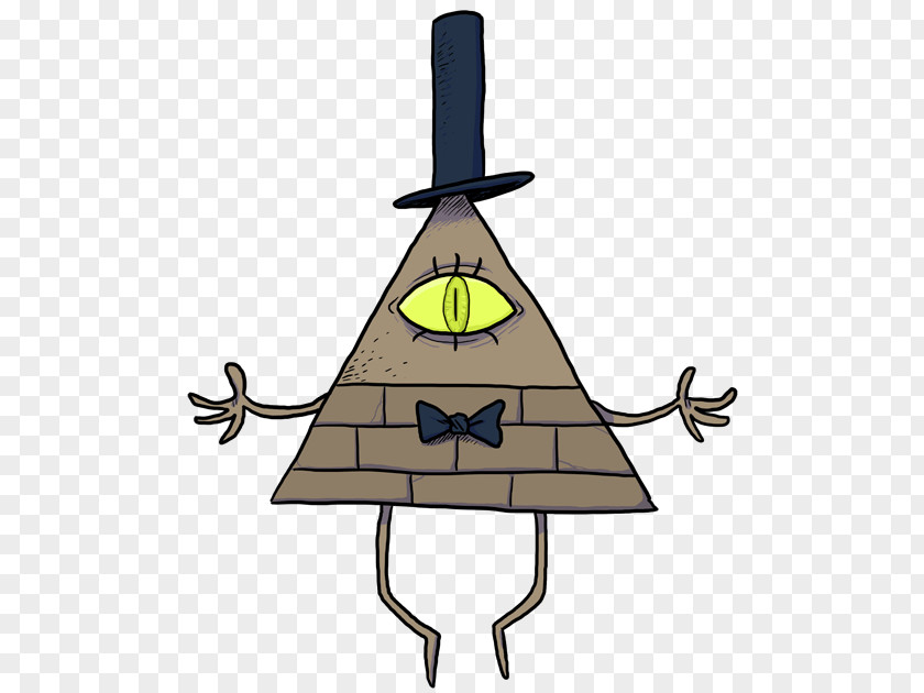 Cartoon Pyramid Bill Cipher Drawing Desktop Wallpaper PNG