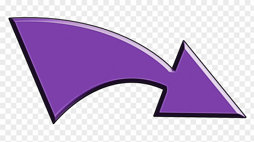 Fin Purple Arrow Graphic Design PNG