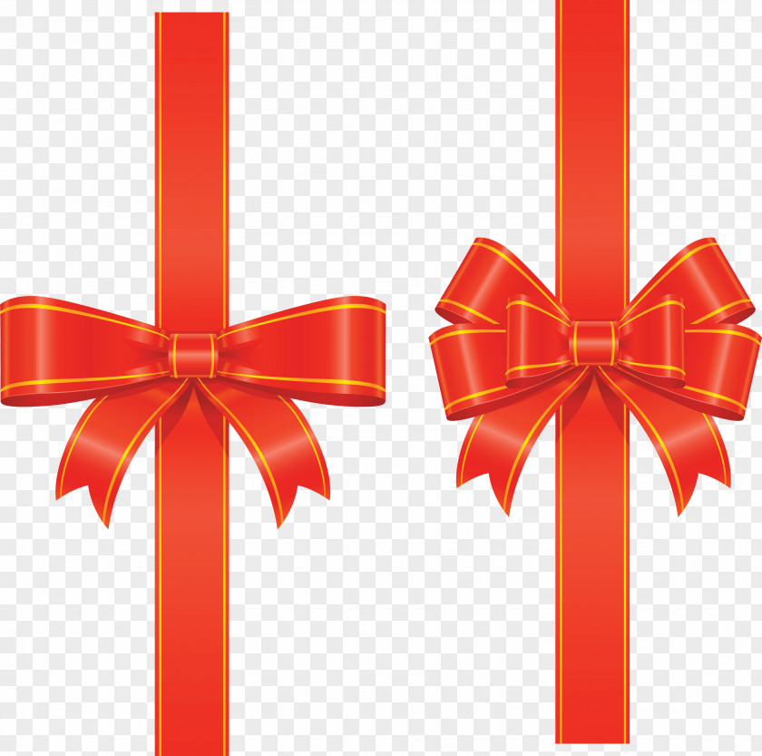 Gift Red Ribbon Image Bow And Arrow Icon PNG