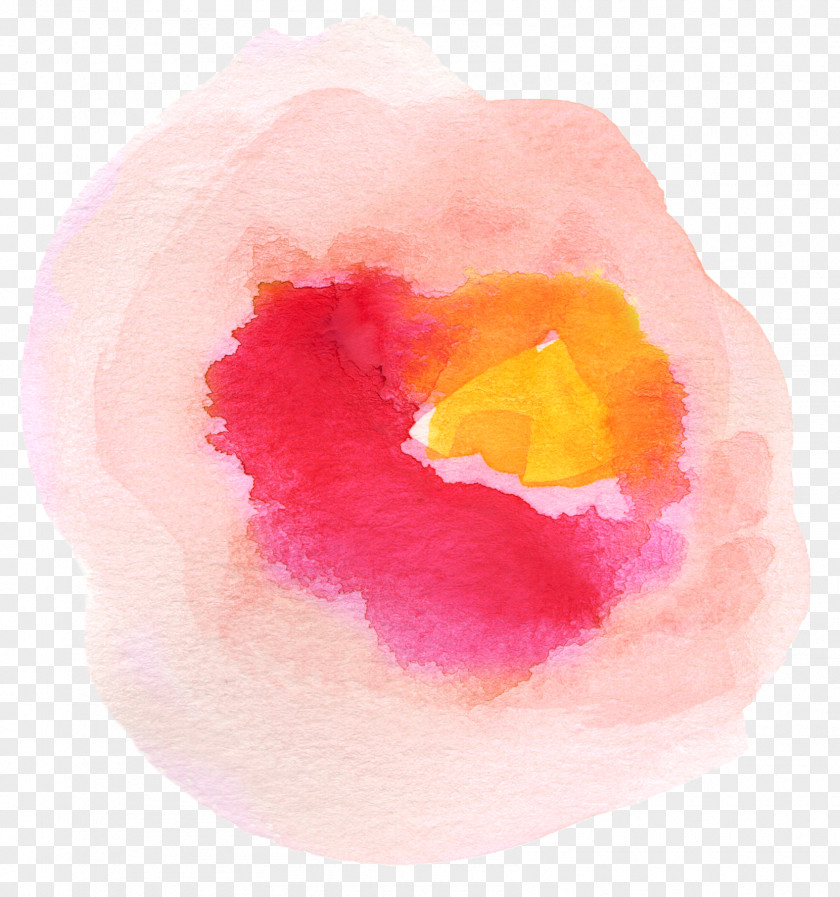 Pink Watercolor Flower Painting Drawing Clip Art PNG