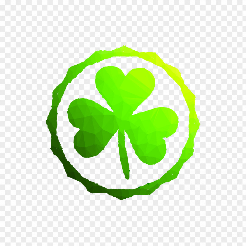 Logo Leaf Shamrock PNG