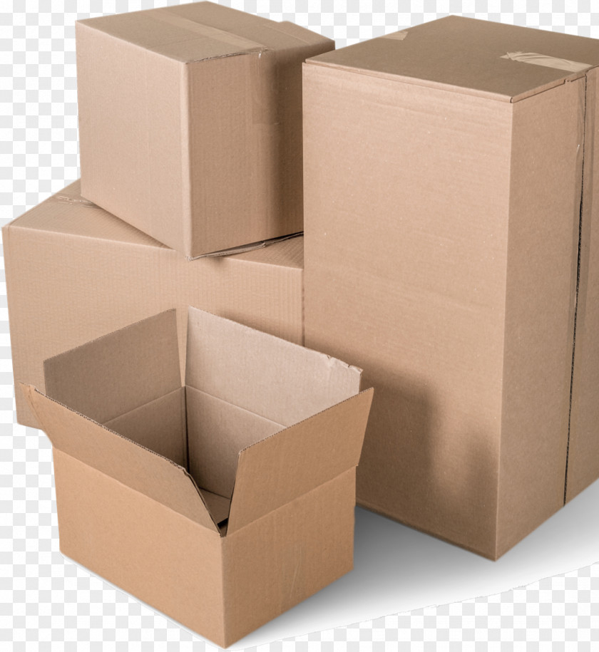 Name Box Cardboard Shipping Container Mover PNG