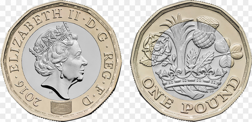 Pound Coin Royal Mint One Dollar PNG