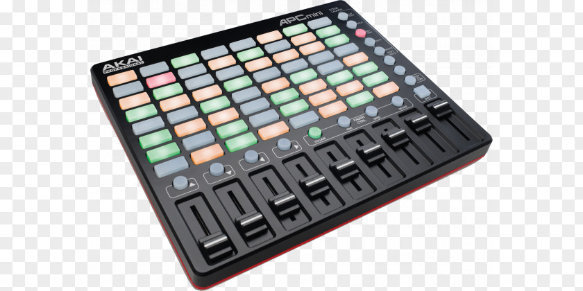 USB Akai Professional APC Mini Ableton Live MIDI Controllers PNG