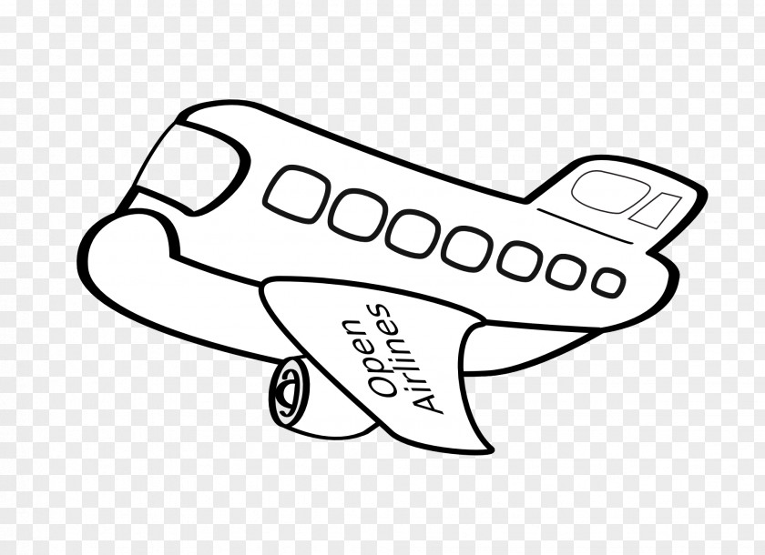 Airplane Drawing Clip Art PNG