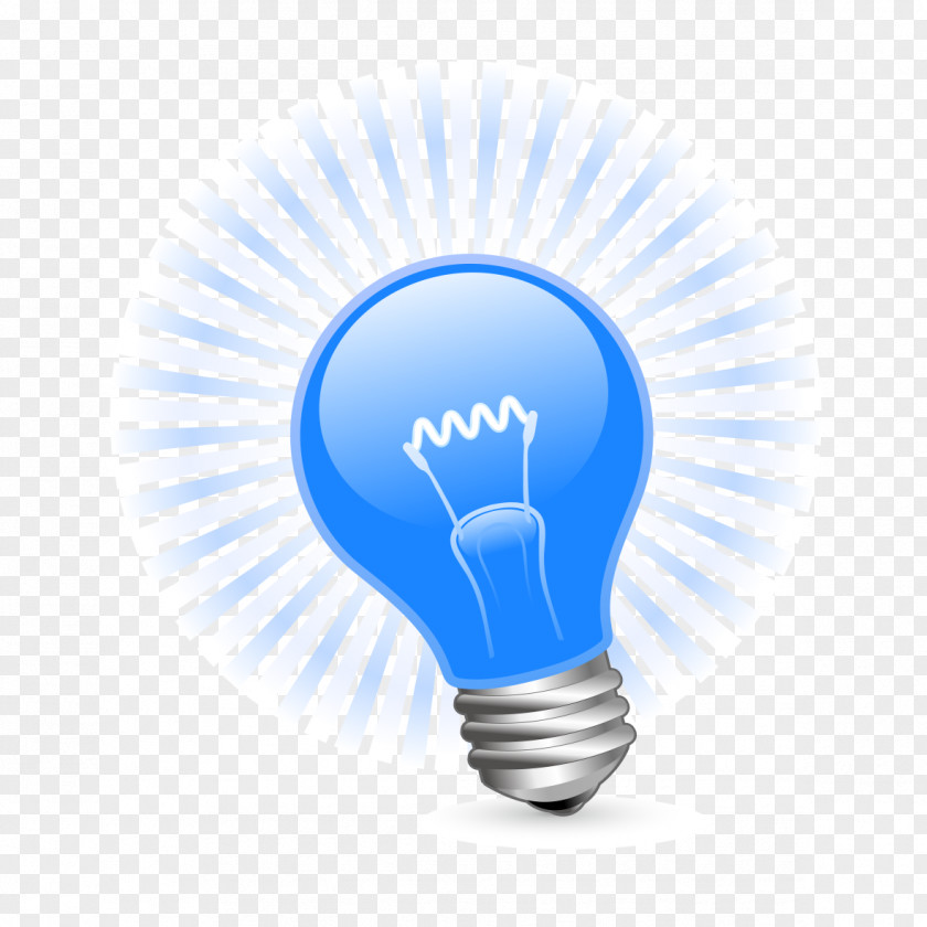 Blue Light Bulb Graphics Incandescent Stock Photography Clip Art PNG