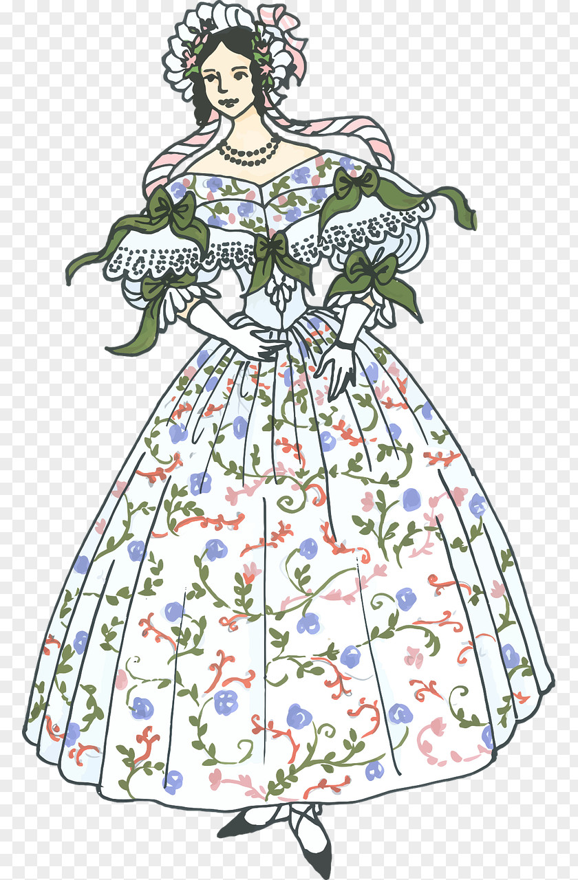 Dress Vintage Clothing Clip Art PNG