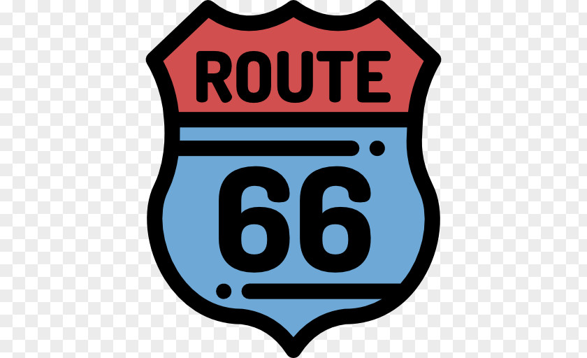 Road U.S. Route 66 Highway Embroidered Patch Classic PNG