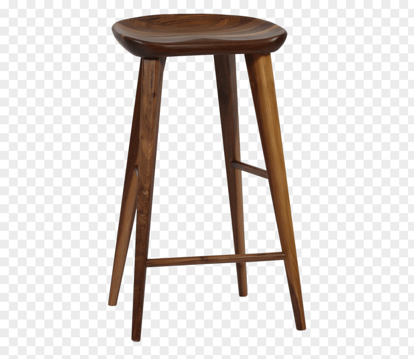 Table Bar Stool Chair Eastern Black Walnut PNG