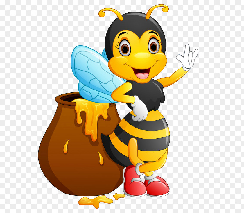 Bee Vector Graphics Clip Art Image Drawing PNG