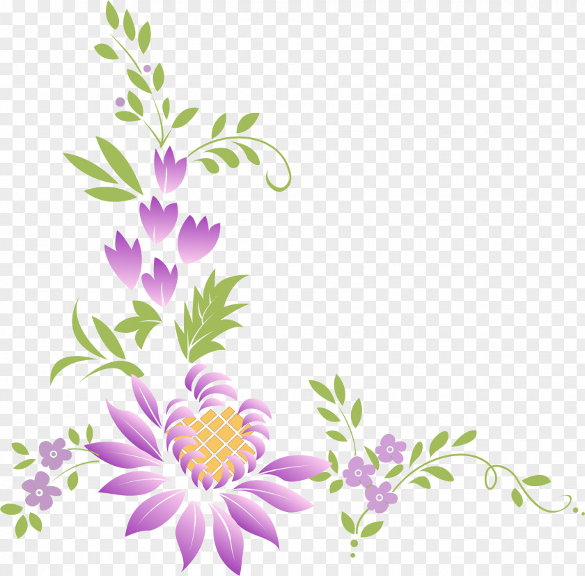 Flower Floral Design Pattern PNG