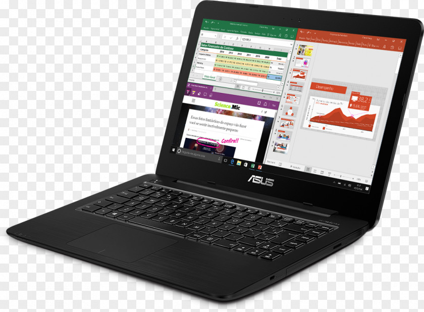 Laptop Netbook ASUS Computer Hardware Celeron PNG