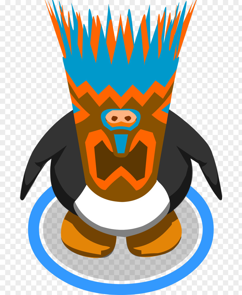 Tiki Mask Template Club Penguin Hat Wiki Clip Art PNG