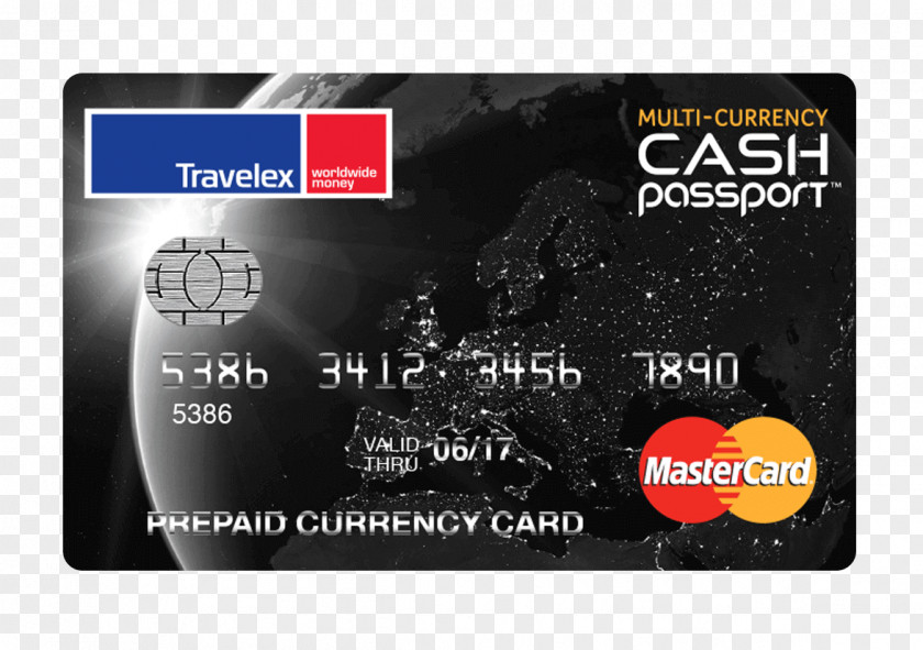 Credit Card Travelex キャッシュパスポート Stored-value Debit PNG