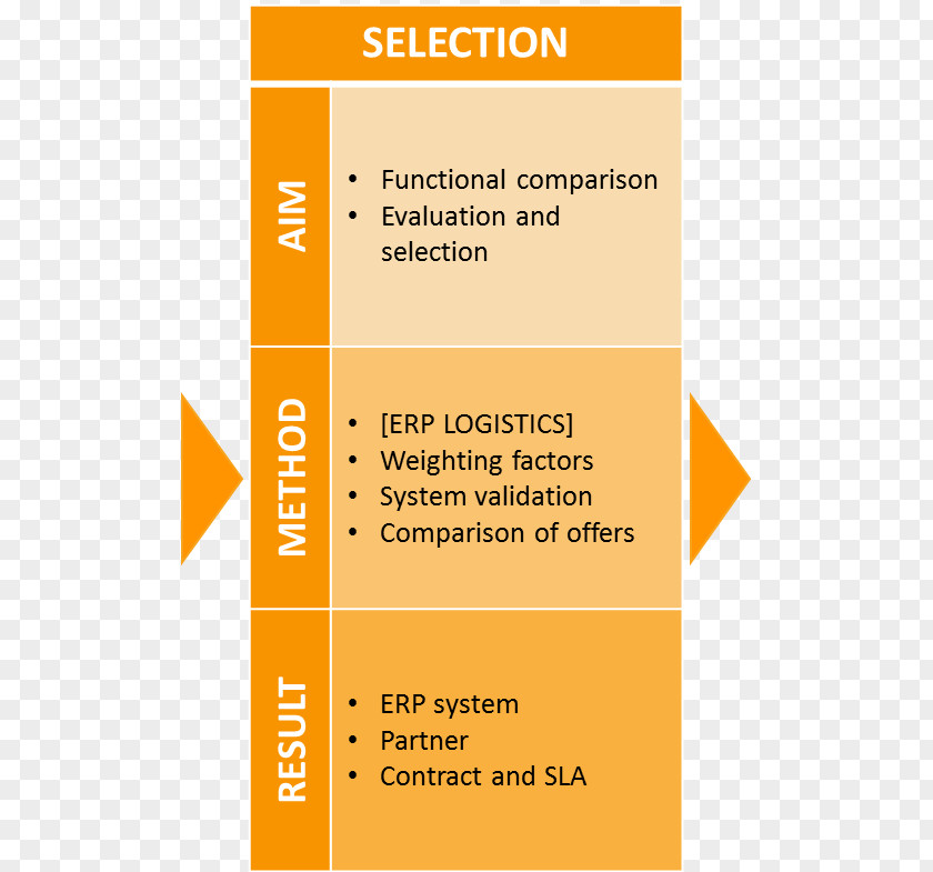 Enterprise Resource Planning Consultant ERP System Selection Methodology Logistics Management PNG