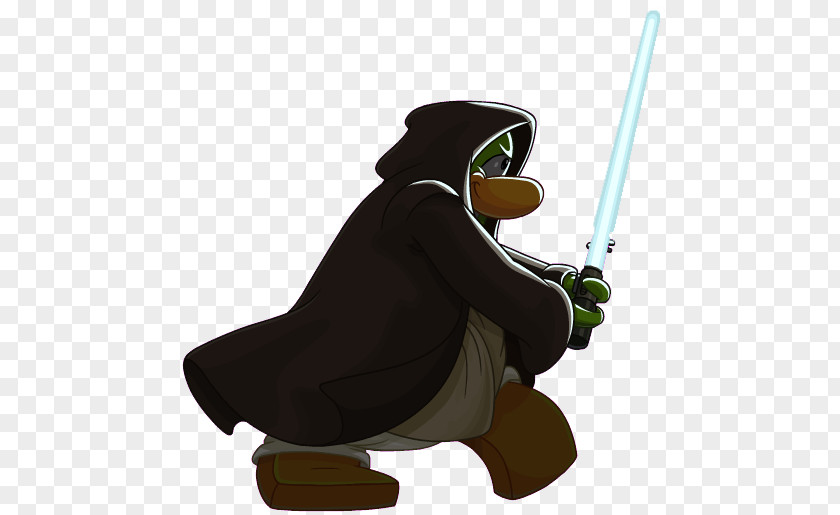 Espada Laser Penguin Obi-Wan Kenobi Luke Skywalker Chewbacca Jedi PNG