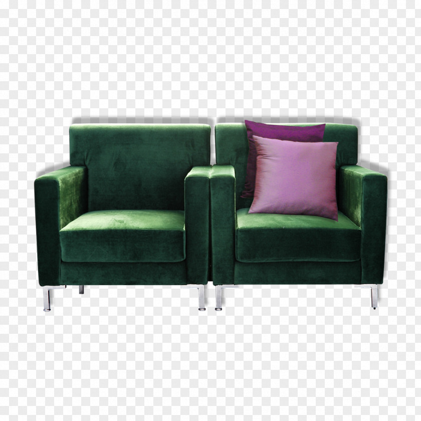 Green Two-piece Sofa Royal Hotel Loveseat Couch Service PNG