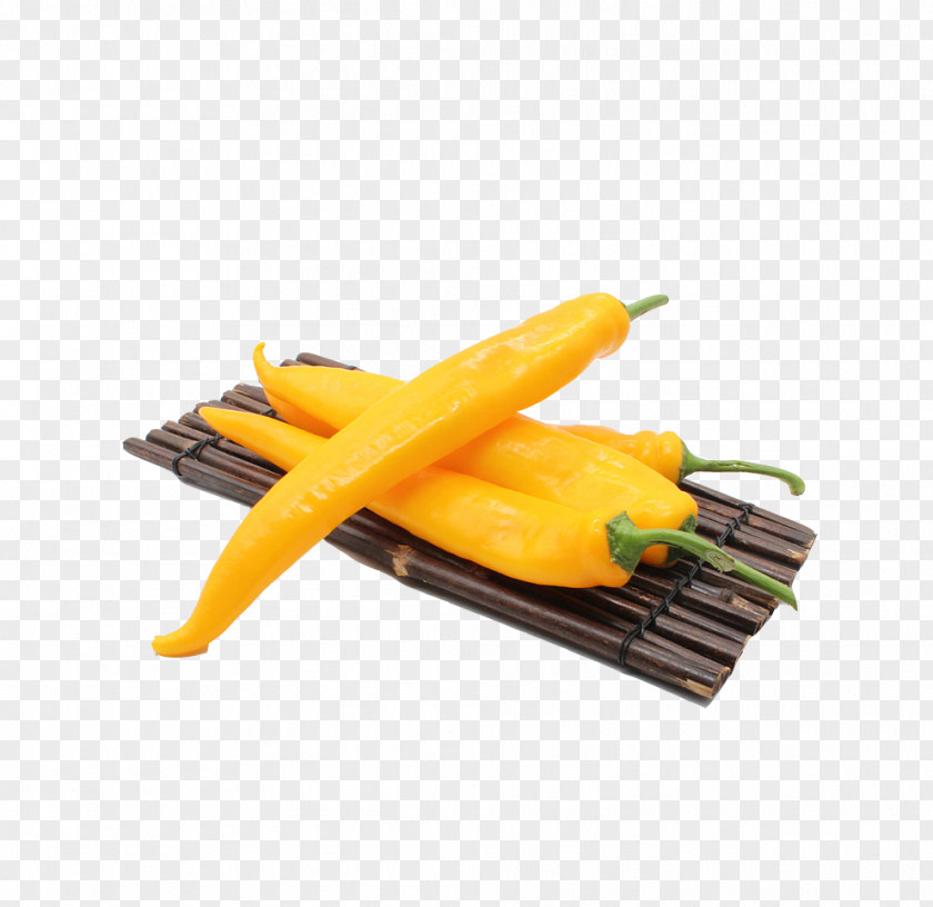 Long Pepper Yellow Bell Vegetable PNG