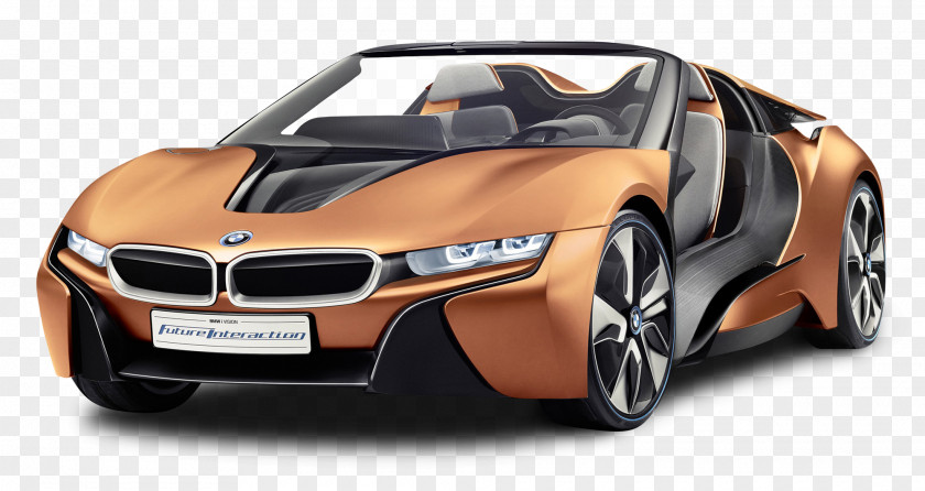 Orange BMW I8 Spyder Car 2016 The International Consumer Electronics Show I3 PNG