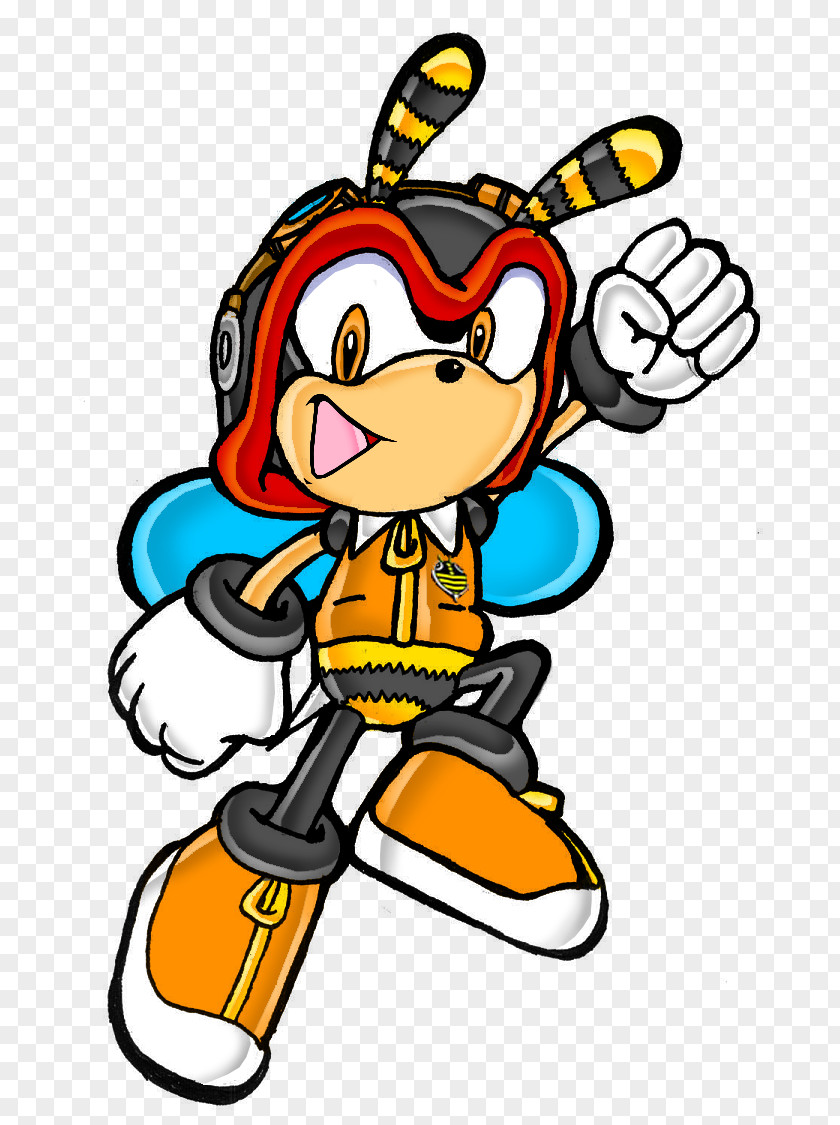 Shock Art Charmy Bee Sonic Heroes Knuckles' Chaotix Espio The Chameleon Metal PNG