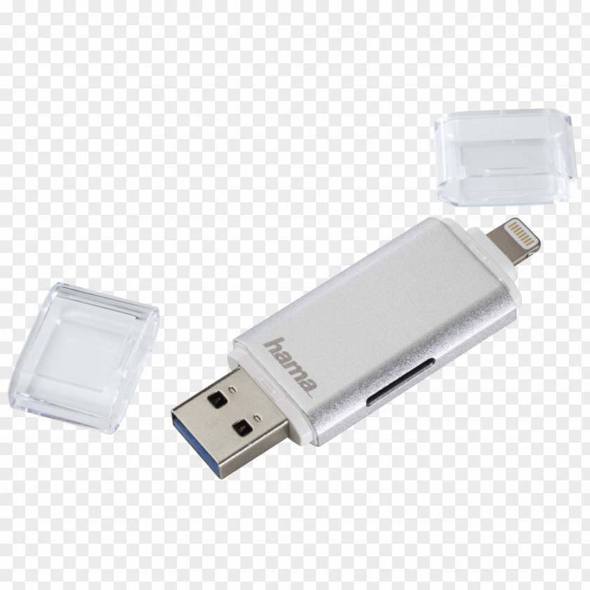 USB Adapter Flash Drives Lightning 3.0 PNG