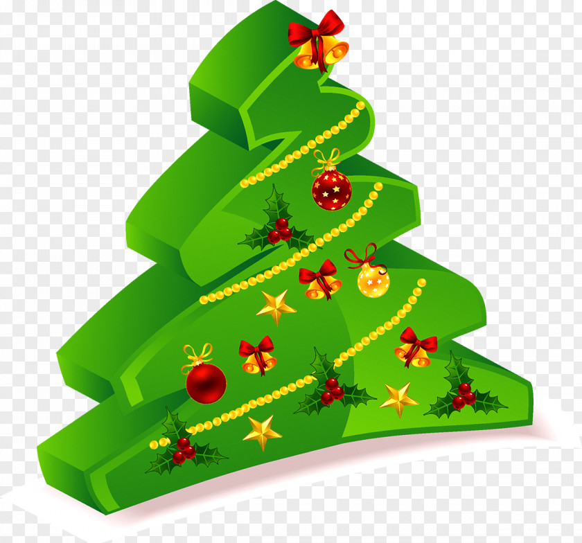 Christmas Tree Santa Claus Card Clip Art PNG