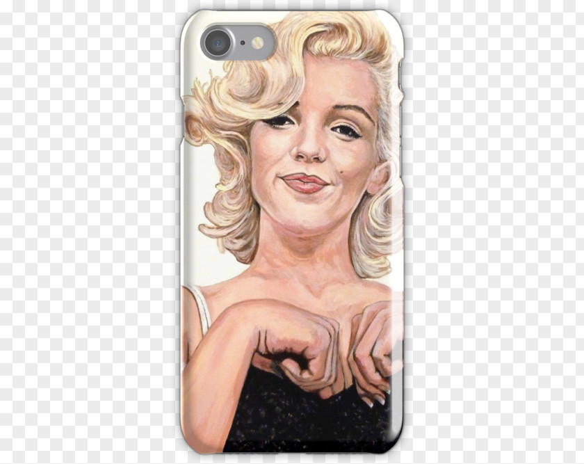 Marilyn Monroe Thumb Portrait Blond PNG