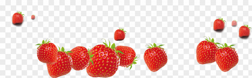 Strawberry Floating Elements Fruit PNG