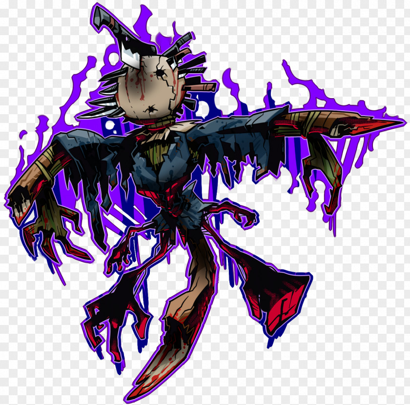 Bloodstained Demon Purple Dragon PNG