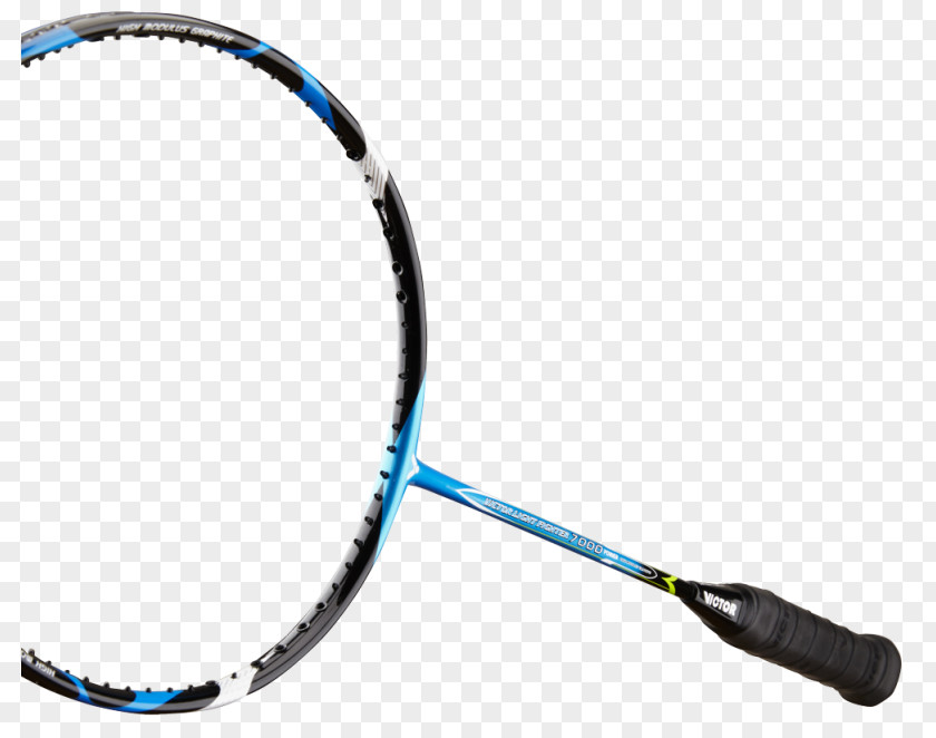 Blue Lamps Product Badmintonracket Victor Light Fighter 7000 148/7/0 Badminton Racquet / Black Sports PNG