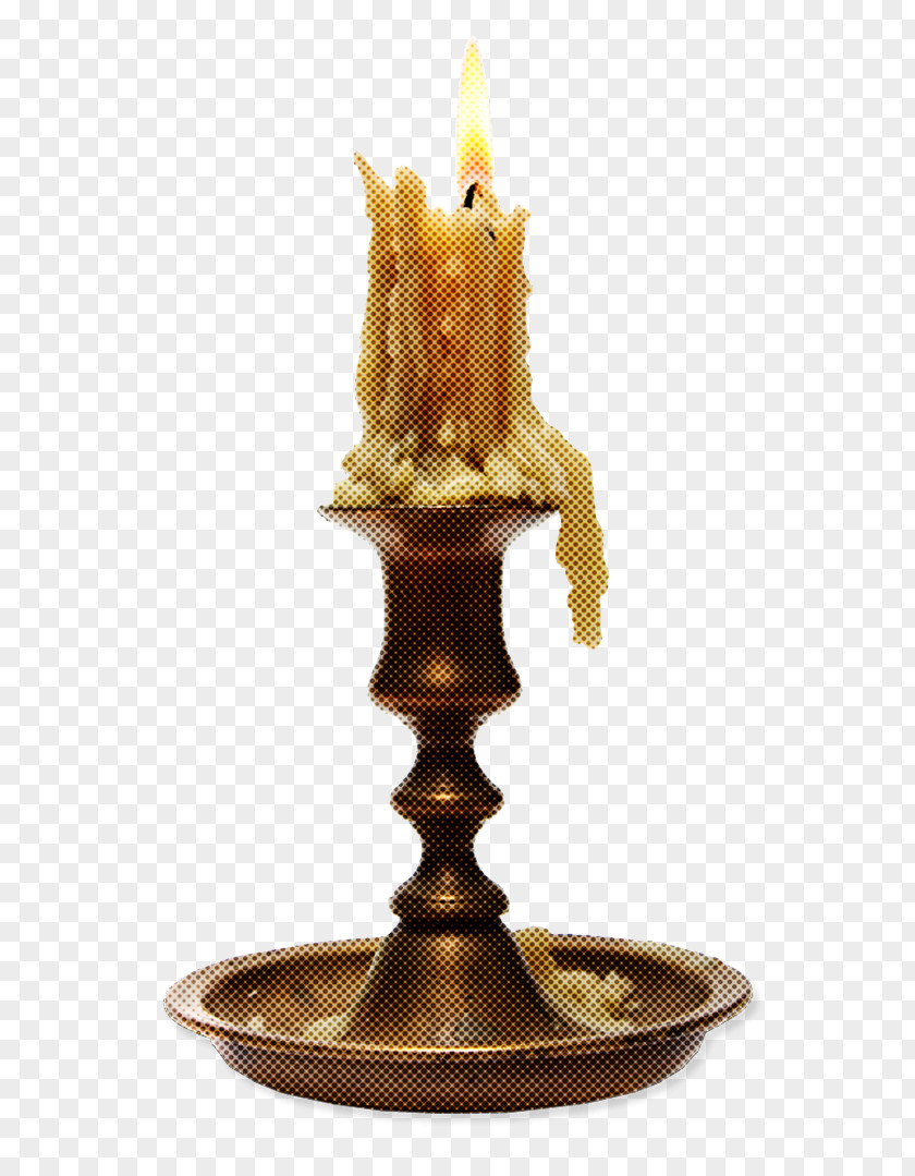 Candle Lighting Holder Brass Oil Lamp PNG