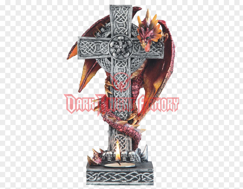 Christian Cross Crucifix Celtic Dragon PNG