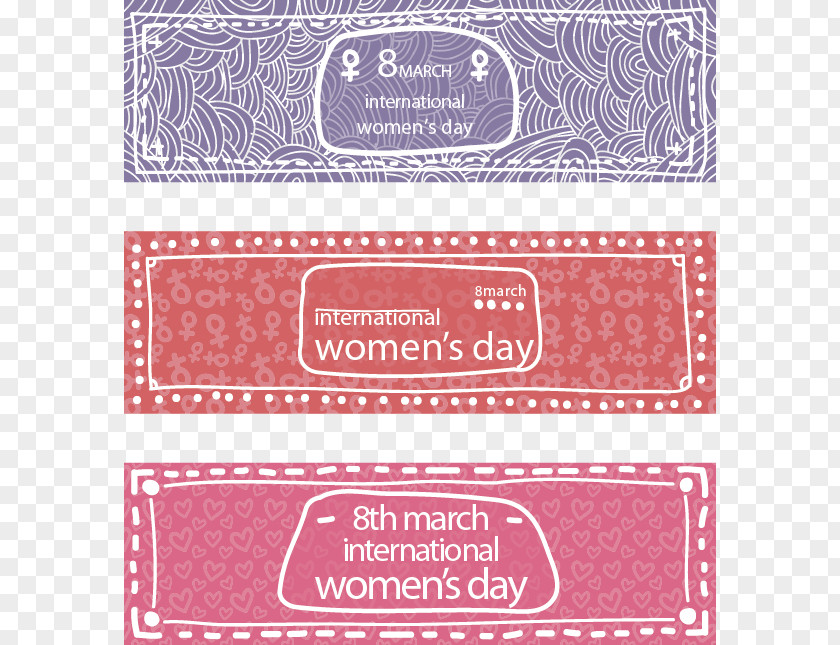Fresh Day Banner Vector Material International Womens Woman PNG