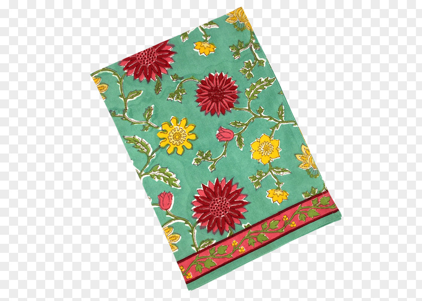 Kitchen Towel Place Mats Textile Flower PNG