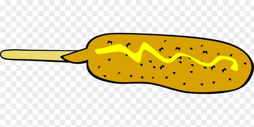 Yellow Hot Dog Corn Fast Food Clip Art PNG