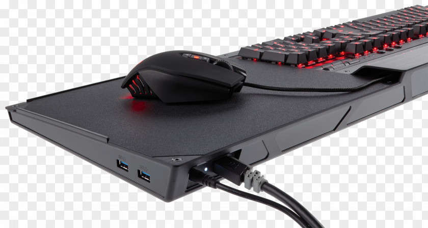 Computer Mouse Keyboard Corsair Gaming Lapdog Components Video Game PNG
