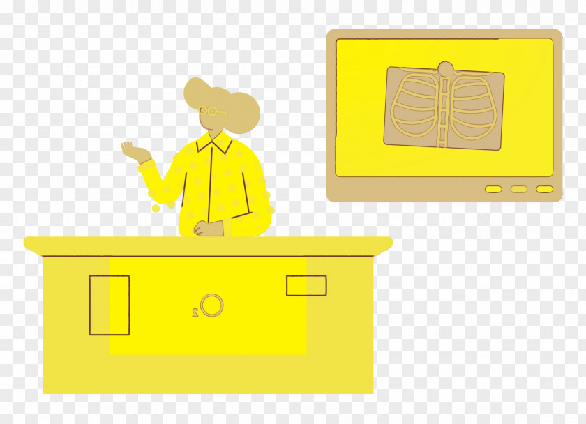 Furniture Line Font Yellow Cartoon PNG