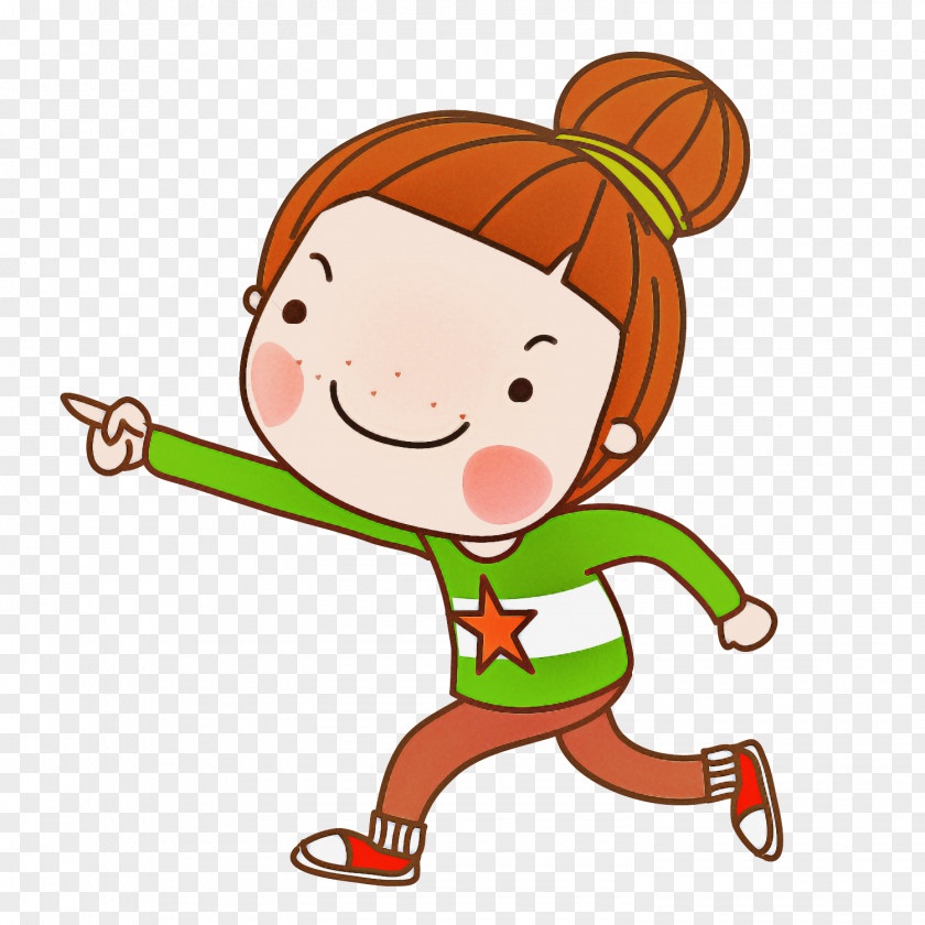 Pleased Throwing A Ball Cartoon Green Child Playing Sports Happy PNG