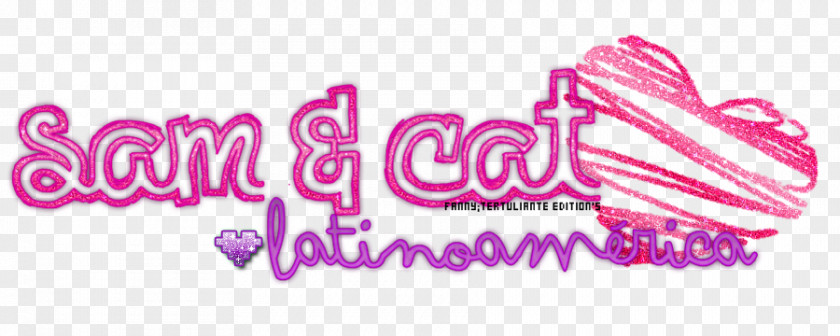 Sam And Cat Logo Brand Font PNG