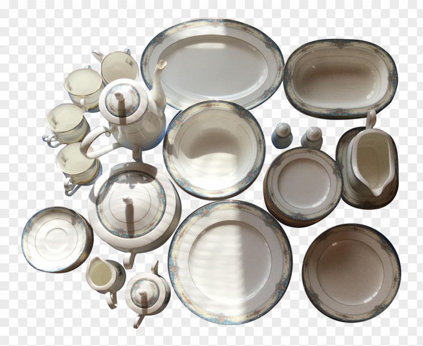 Silver Material Tableware PNG