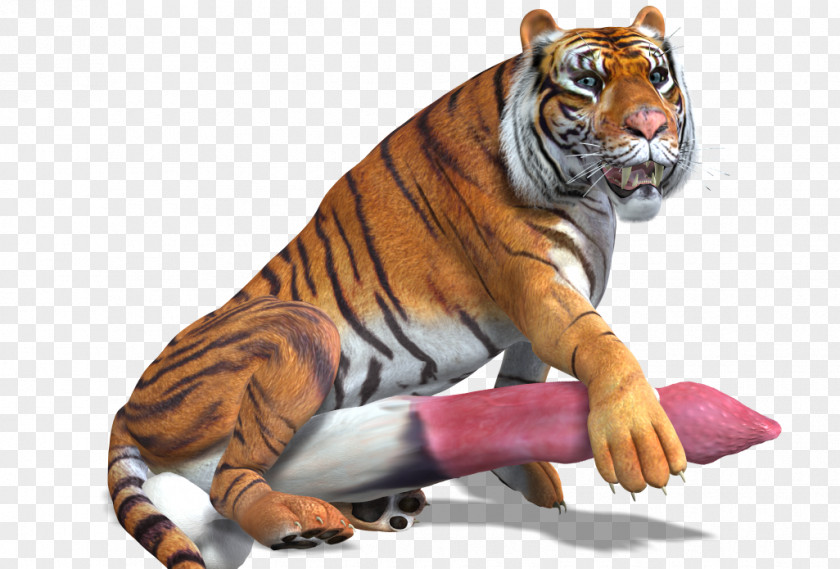 Tiger 3d Big Cat Wildlife PNG
