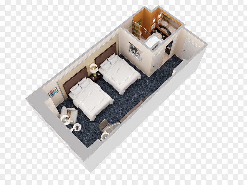 Hotel Hilton Orlando Hotels & Resorts 3D Floor Plan PNG