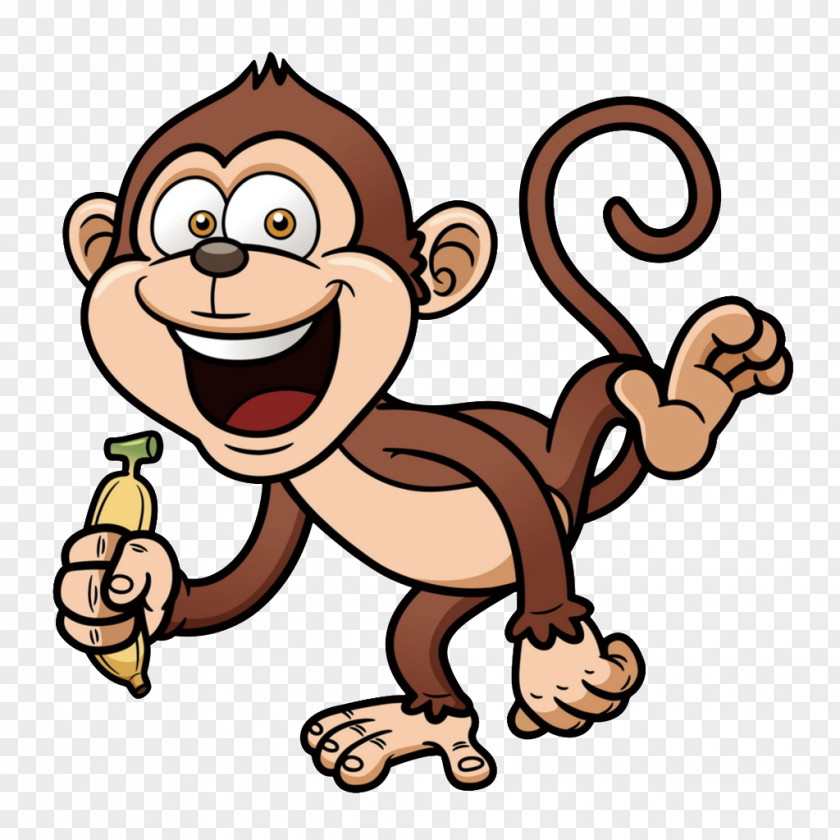 Monkey Royalty-free Cartoon PNG